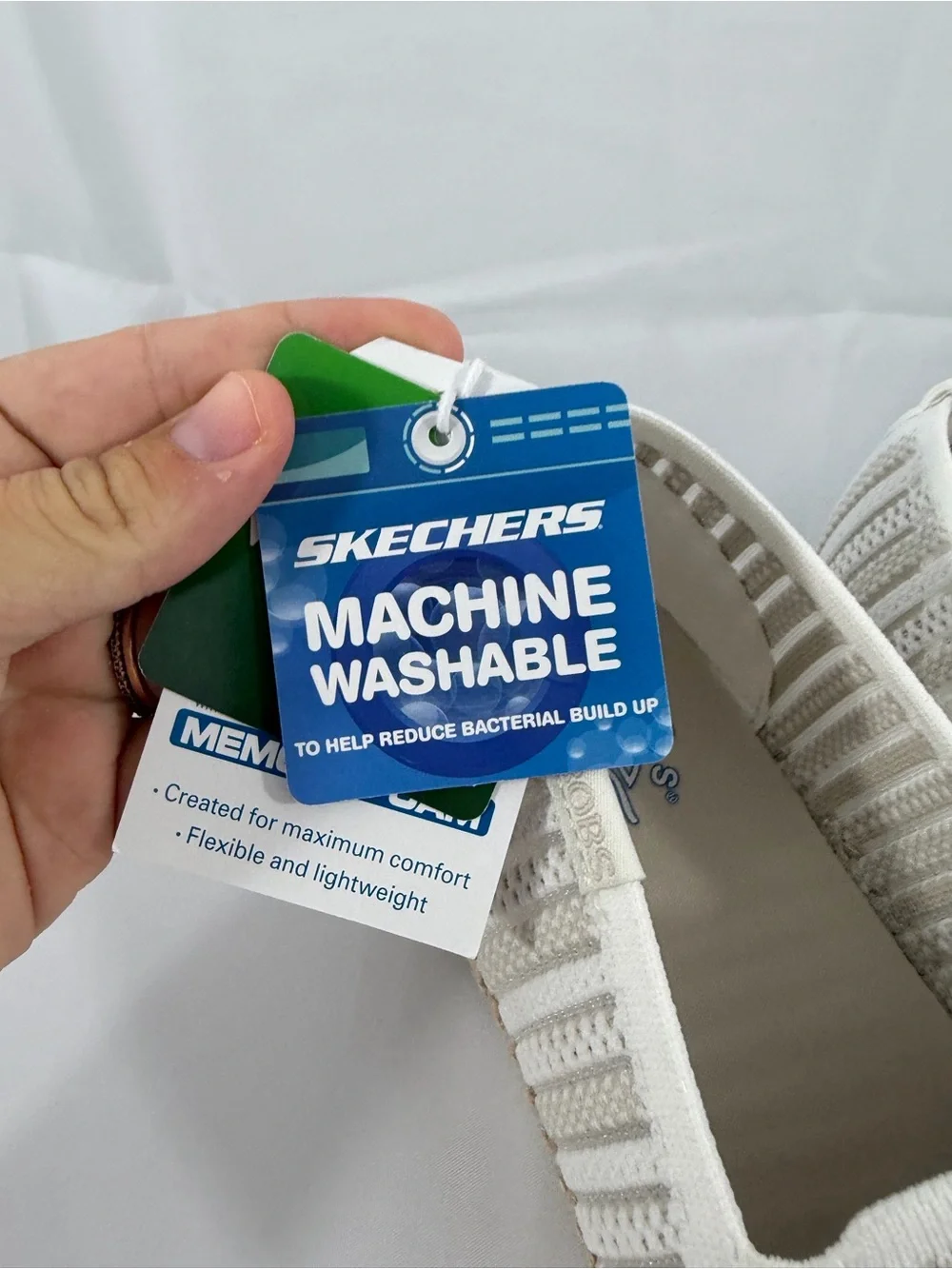 NWT BOBS By Skechers Women's Size 7.5 White Soft Slip-On Knit Espadrille Flats